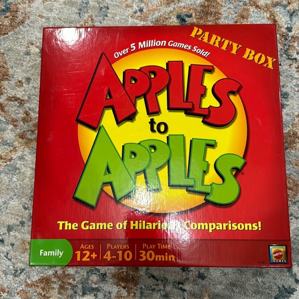 Apples to apples game party box